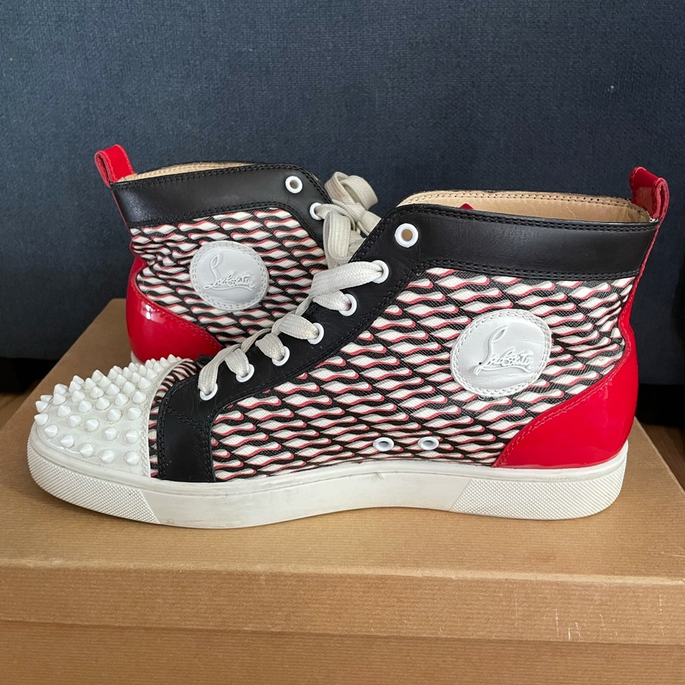 Used Christian Louboutin size 10 men’s sneakers